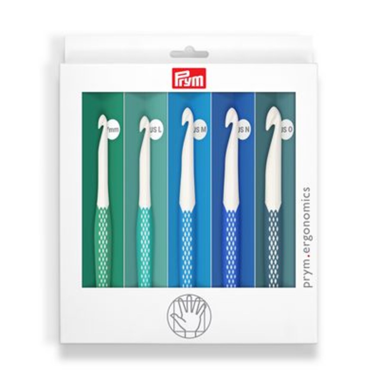 Prym Ergonomics Crochet Hook Set Sizes US 7mm, L, M, N, O Michaels